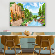 Quadro Decorativo em Vidro Temperado Multicolor 40x60cm - Arte Moderna para Parede