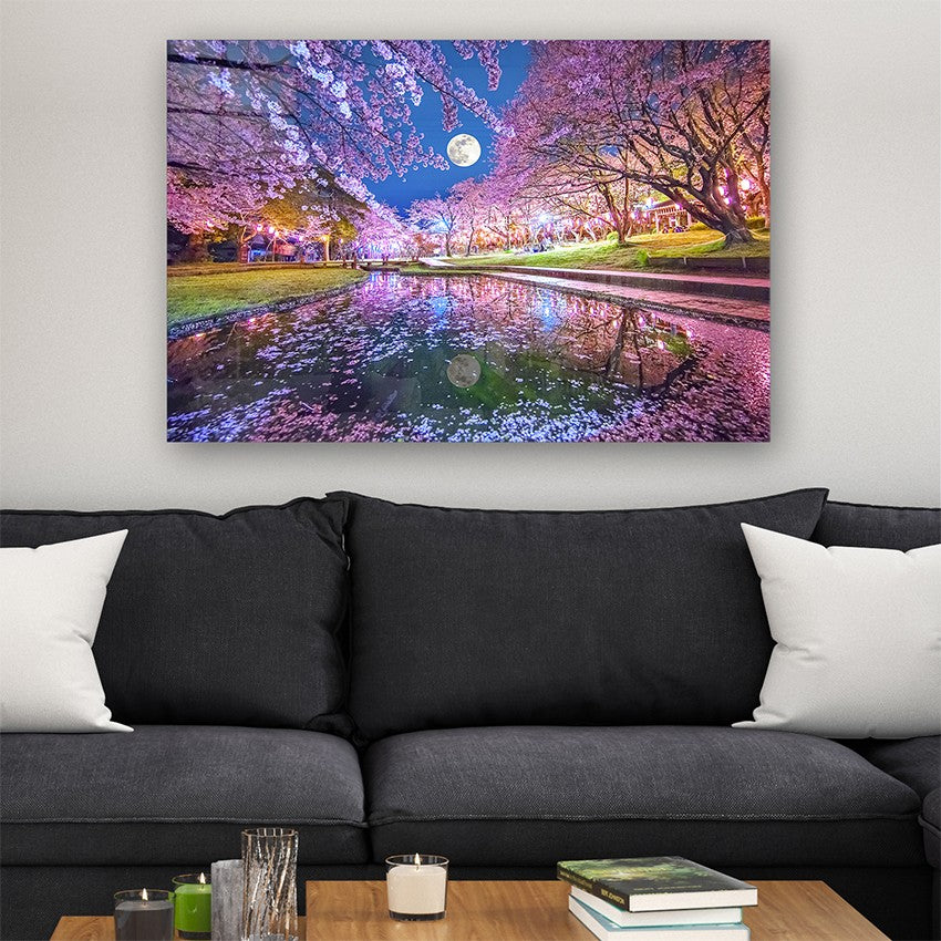 Quadro Decorativo em Vidro Temperado Multicolor 50x70cm - Arte Moderna para Parede