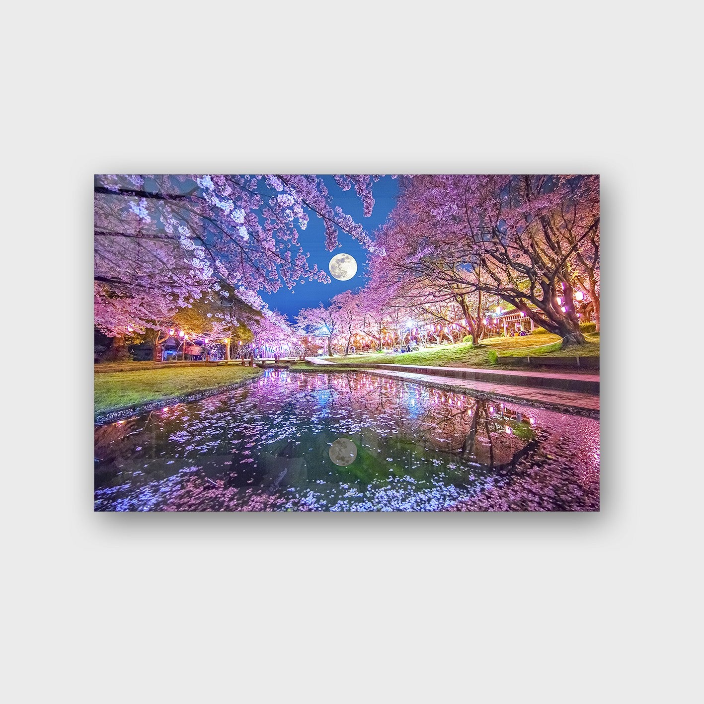 Quadro Decorativo em Vidro Temperado Multicolor 70x100cm - Arte Moderna para Parede