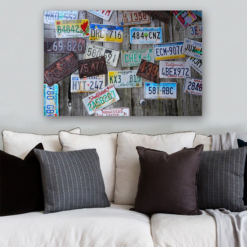 Quadro Decorativo em Vidro Temperado Multicolor 70x100cm - Arte Moderna para Parede