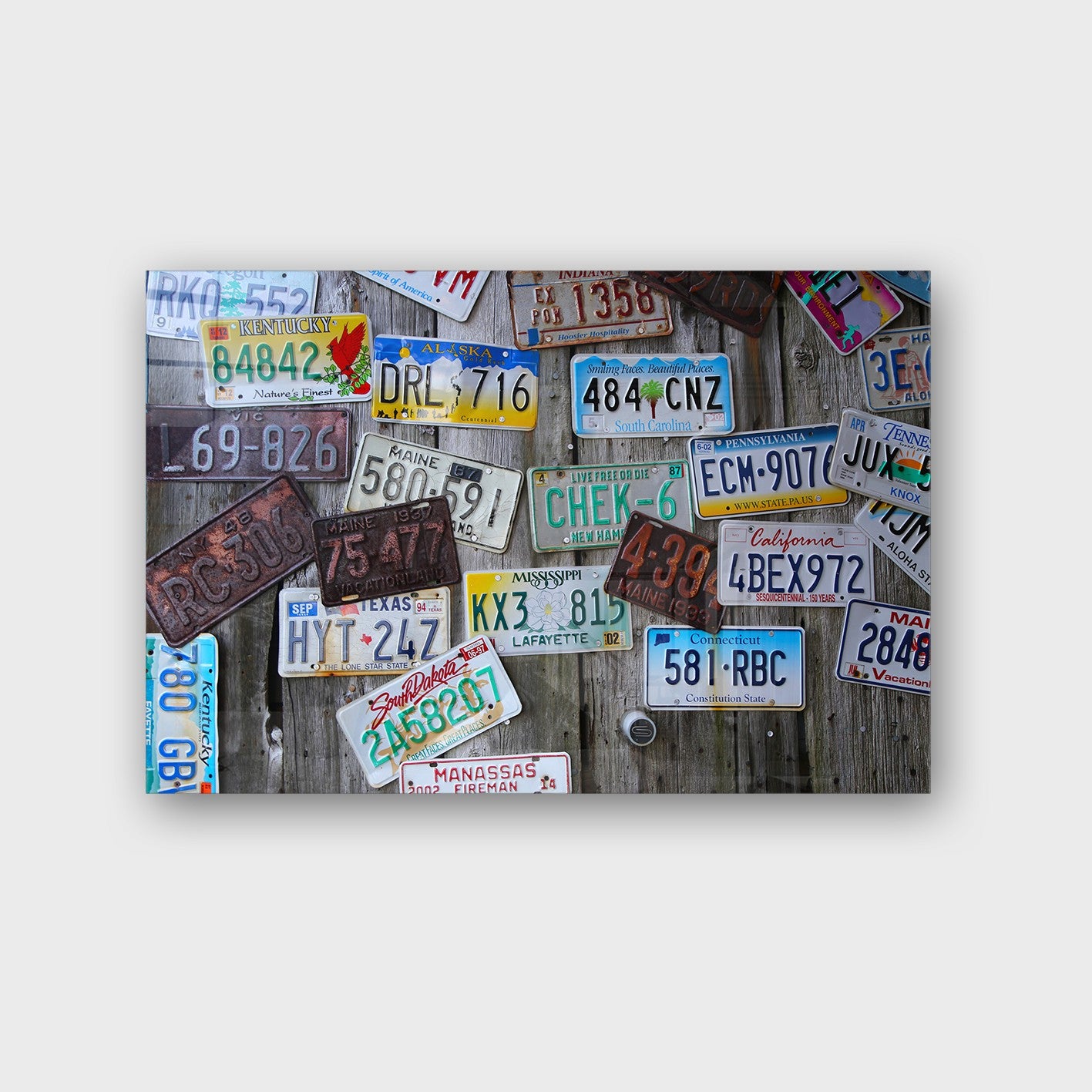 Quadro Decorativo em Vidro Temperado Multicolor 70x100cm - Arte Moderna para Parede