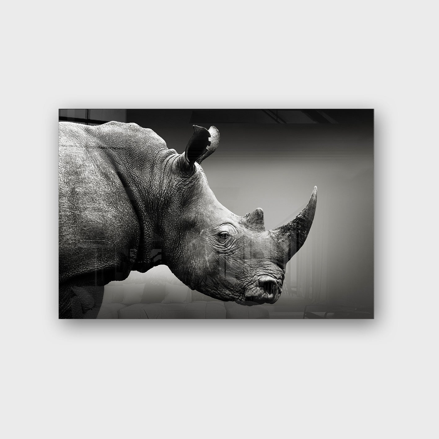 Quadro Decorativo em Vidro Temperado Multicolor 50x70cm - Arte Moderna para Parede