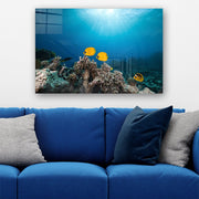 Quadro Decorativo em Vidro Temperado Multicolor 70x100cm - Arte Moderna para Parede