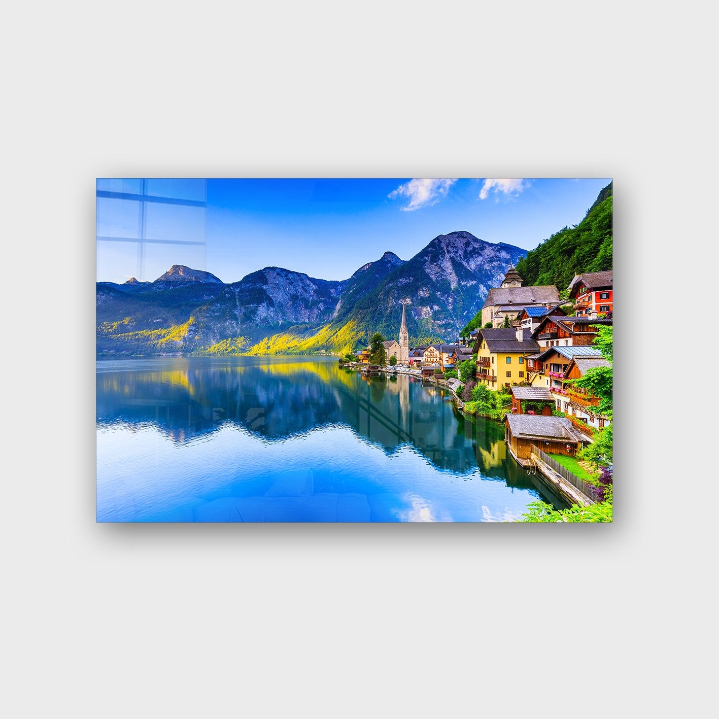 Quadro Decorativo em Vidro Temperado Multicolor 70x100cm - Arte Moderna para Parede