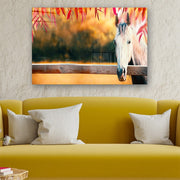 Quadro Decorativo em Vidro Temperado Multicolor 50x70cm - Arte Moderna para Parede