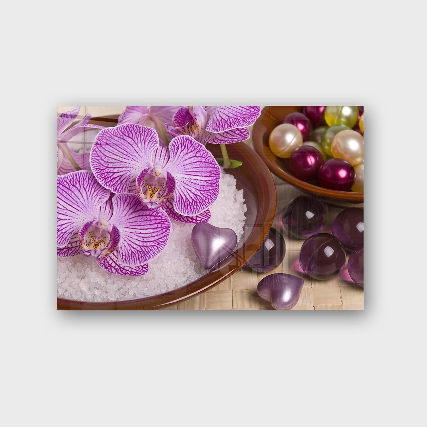 Quadro Decorativo em Vidro Temperado Multicolor 40x60cm - Arte Moderna para Parede