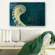 Quadro Decorativo em Vidro Temperado Multicolor 40x60cm - Arte Moderna para Parede