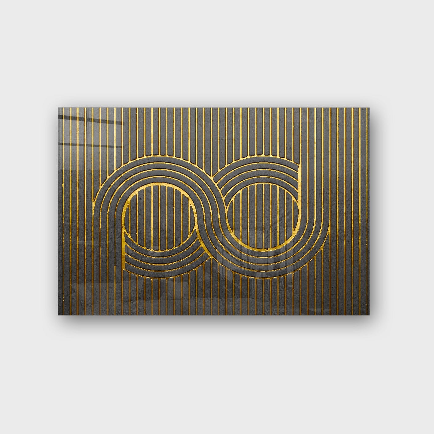 Quadro Decorativo em Vidro Temperado Multicolor 40x60cm - Arte Moderna para Parede