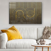 Quadro Decorativo em Vidro Temperado Multicolor 50x70cm - Arte Moderna para Parede