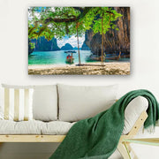 Quadro Decorativo em Vidro Temperado Multicolor 40x60cm - Arte Moderna para Parede