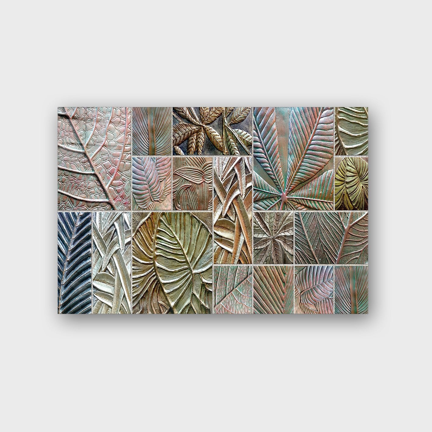 Quadro Decorativo em Vidro Temperado Multicolor 40x60cm - Arte Moderna para Parede