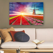 Quadro Decorativo em Vidro Temperado Multicolor 70x100cm - Arte Moderna para Parede