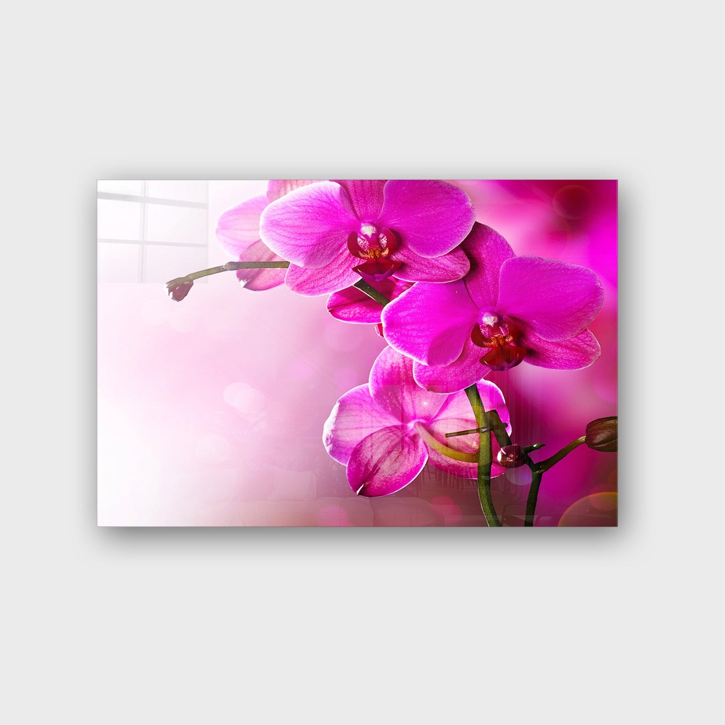 Quadro Decorativo em Vidro Temperado Multicolor 50x70cm - Arte Moderna para Parede