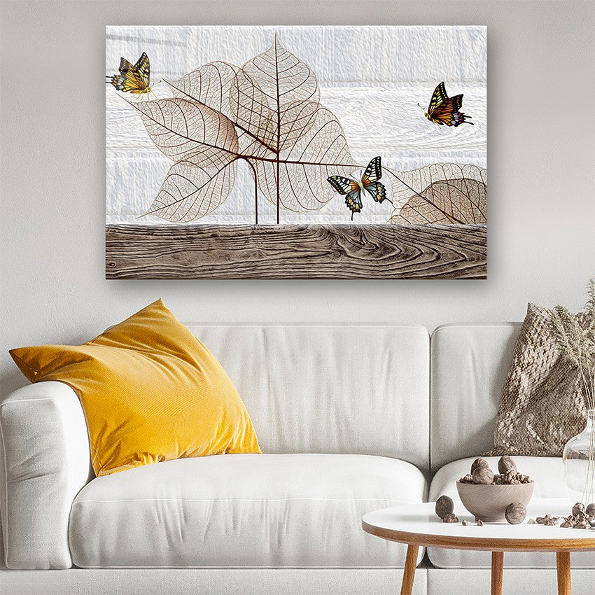 Quadro Decorativo em Vidro Temperado Multicolor 50x70cm - Arte Moderna para Parede