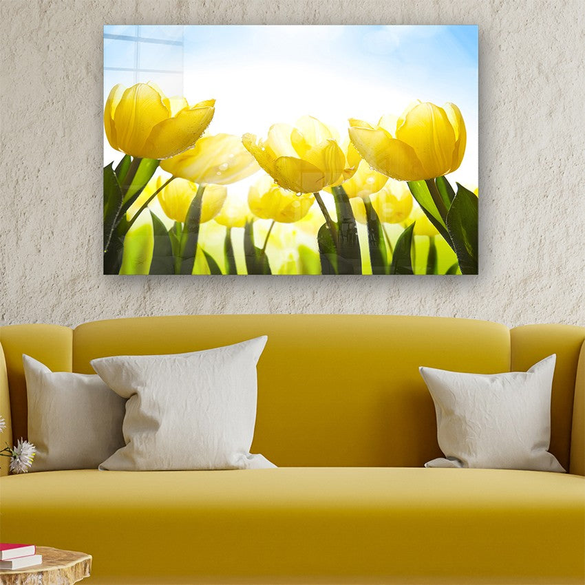 Quadro Decorativo em Vidro Temperado Multicolor 40x60cm - Arte Moderna para Parede