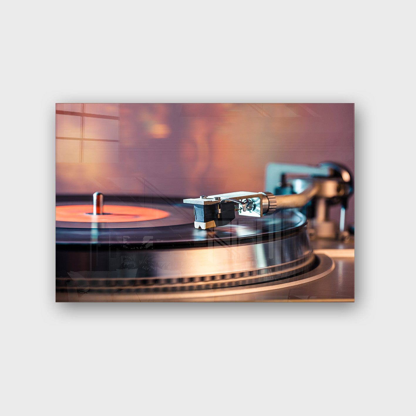 Quadro Decorativo em Vidro Temperado Multicolor 50x70cm - Arte Moderna para Parede