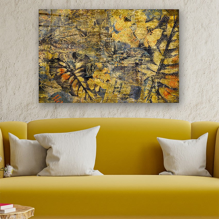 Quadro Decorativo em Vidro Temperado Multicolor 50x70cm - Arte Moderna para Parede