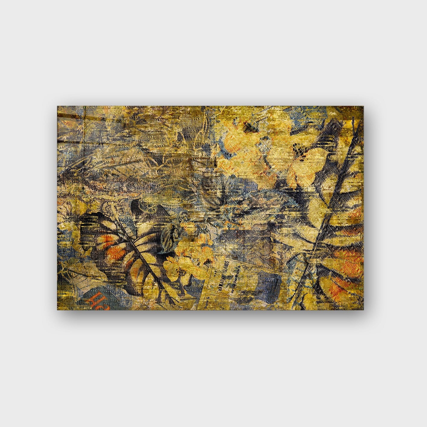 Quadro Decorativo em Vidro Temperado Multicolor 70x100cm - Arte Moderna para Parede