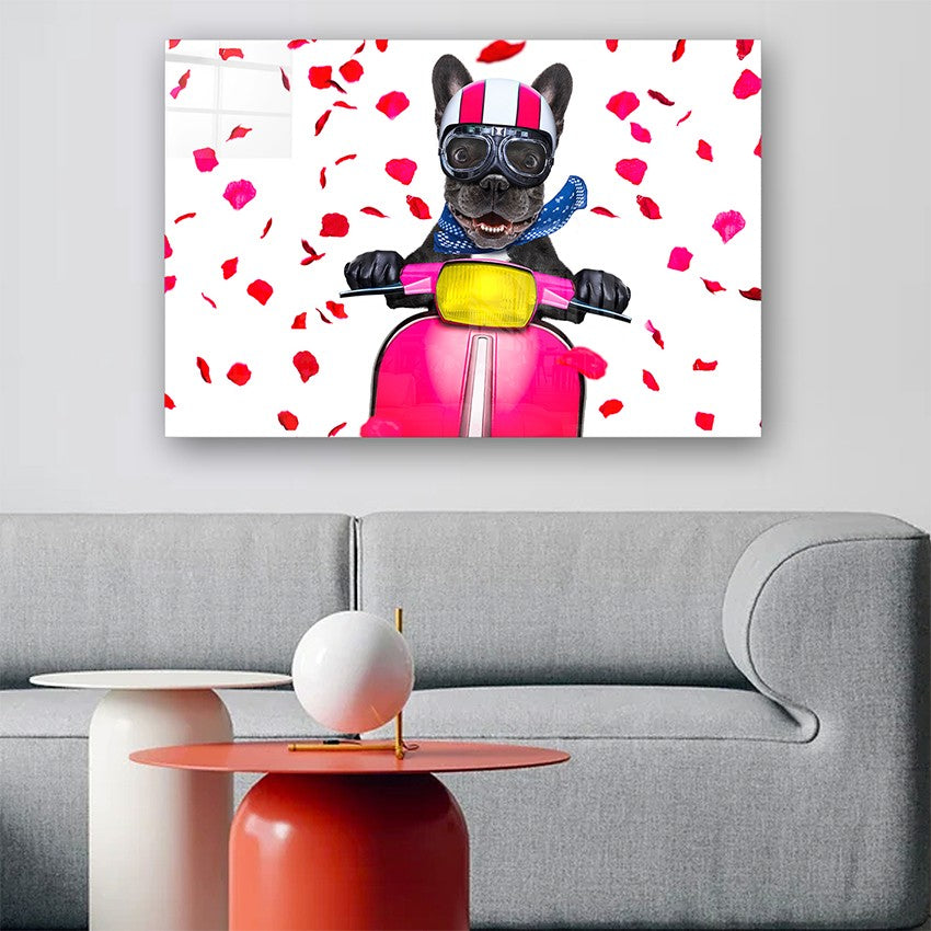 Quadro Decorativo em Vidro Temperado Multicolor 40x60cm - Arte Moderna para Parede