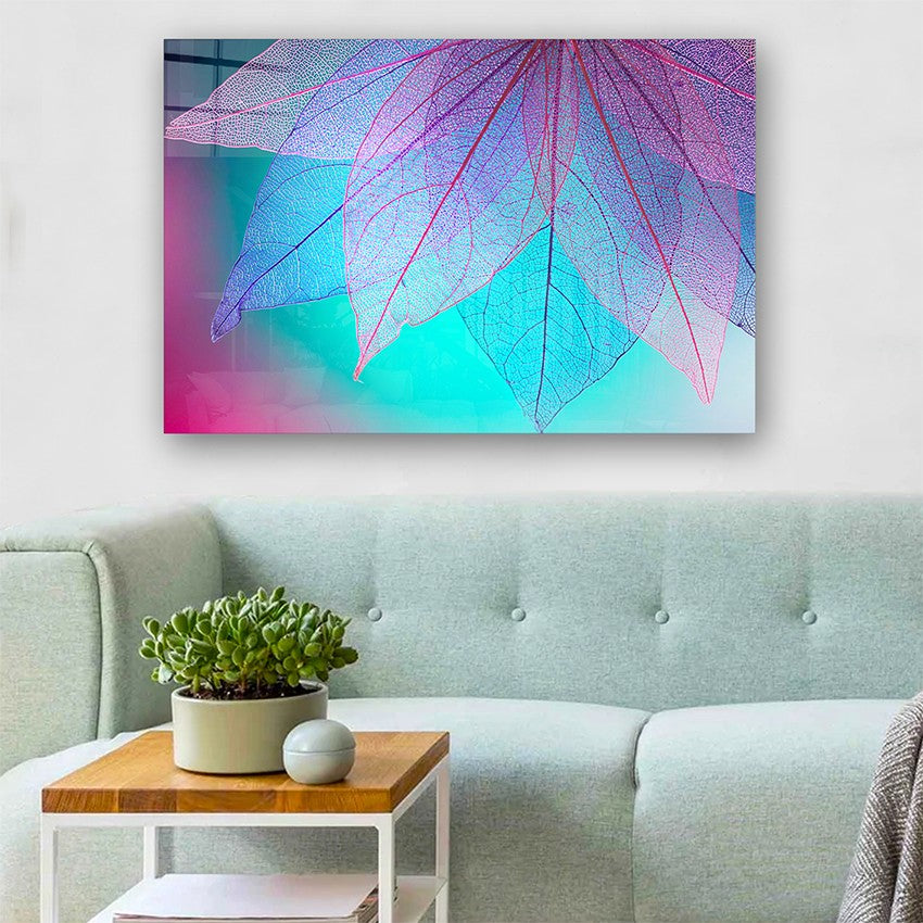 Quadro Decorativo em Vidro Temperado Multicolor 50x70cm - Arte Moderna para Parede