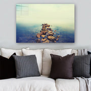 Quadro Decorativo em Vidro Temperado Multicolor 70x100cm - Arte Moderna para Parede