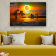 Quadro Decorativo em Vidro Temperado Multicolor 40x60cm - Arte Moderna para Parede