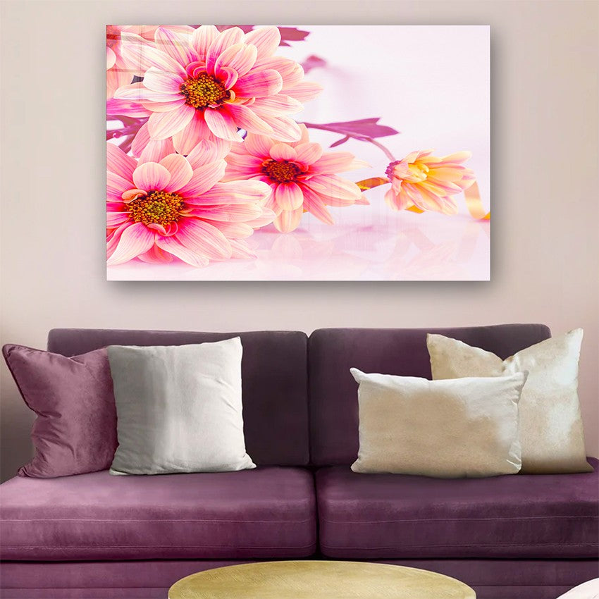 Quadro Decorativo em Vidro Temperado Multicolor 70x100cm - Arte Moderna para Parede