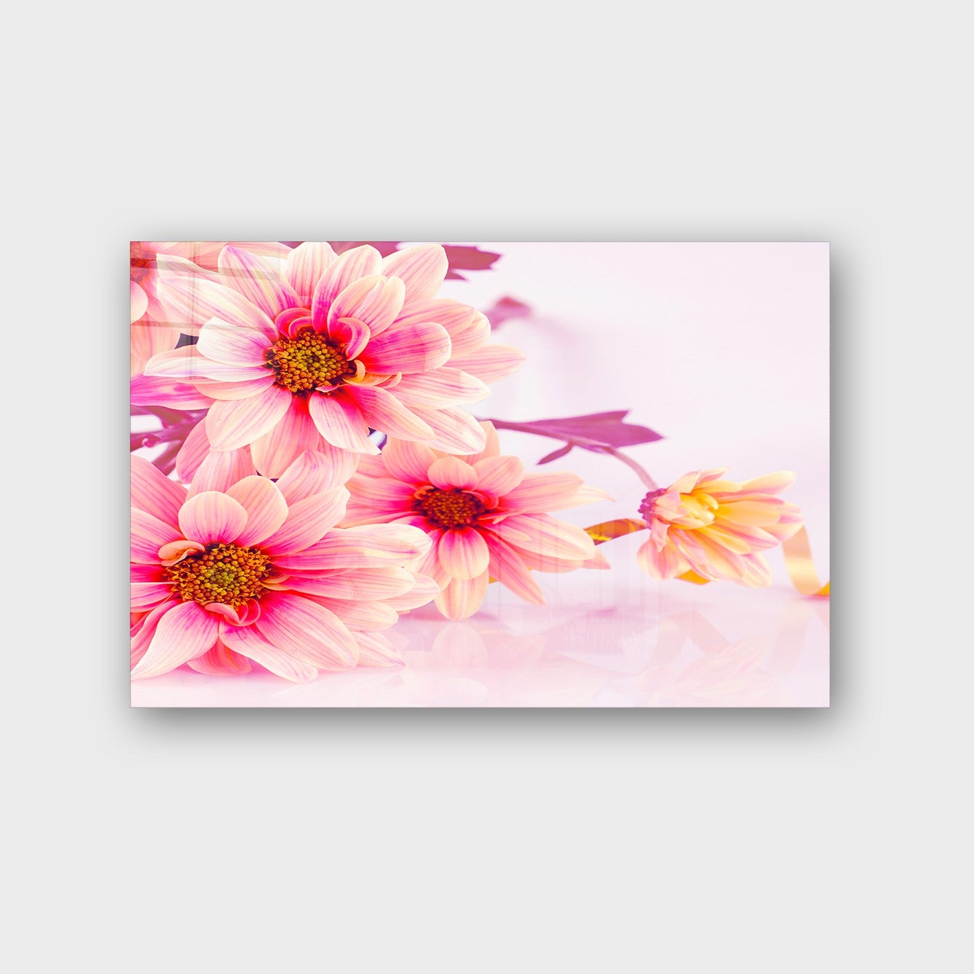 Quadro Decorativo em Vidro Temperado Multicolor 70x100cm - Arte Moderna para Parede