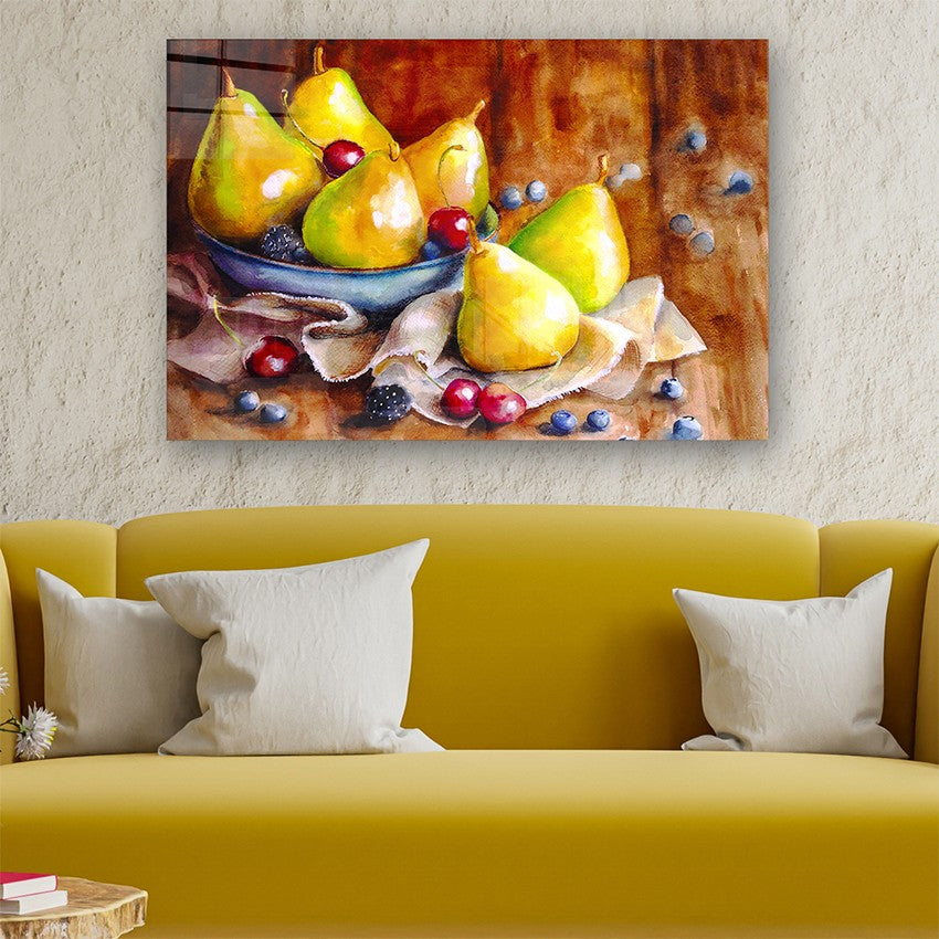 Quadro Decorativo em Vidro Temperado Multicolor 40x60cm - Arte Moderna para Parede