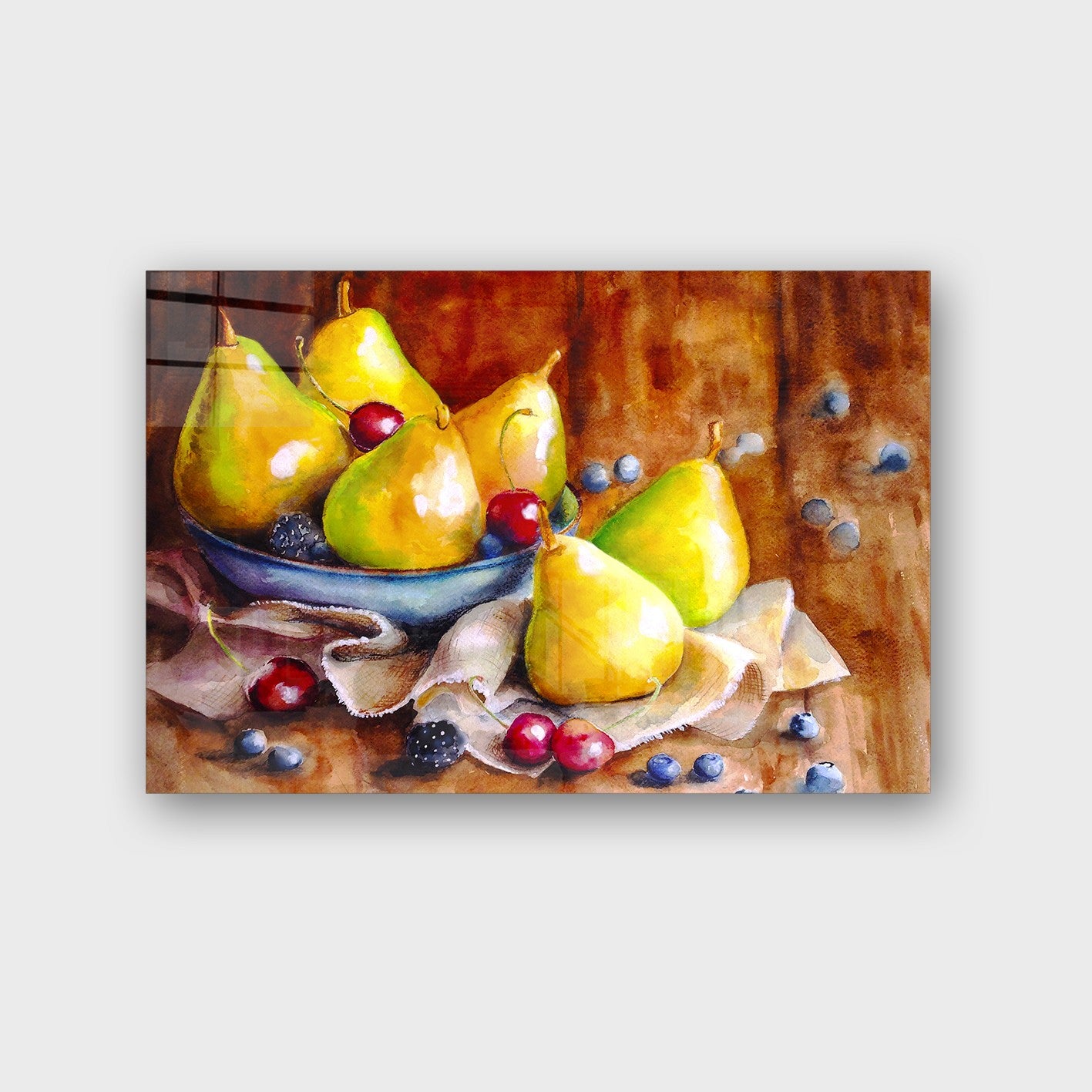 Quadro Decorativo em Vidro Temperado Multicolor 70x100cm - Arte Moderna para Parede