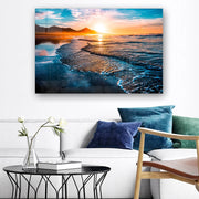 Quadro Decorativo em Vidro Temperado Multicolor 50x70cm - Arte Moderna para Parede