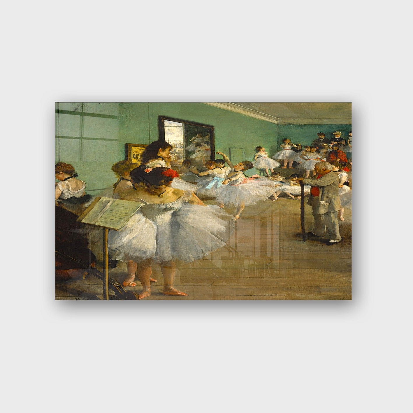 Quadro Decorativo em Vidro Temperado Multicolor 50x70cm - Arte Moderna para Parede