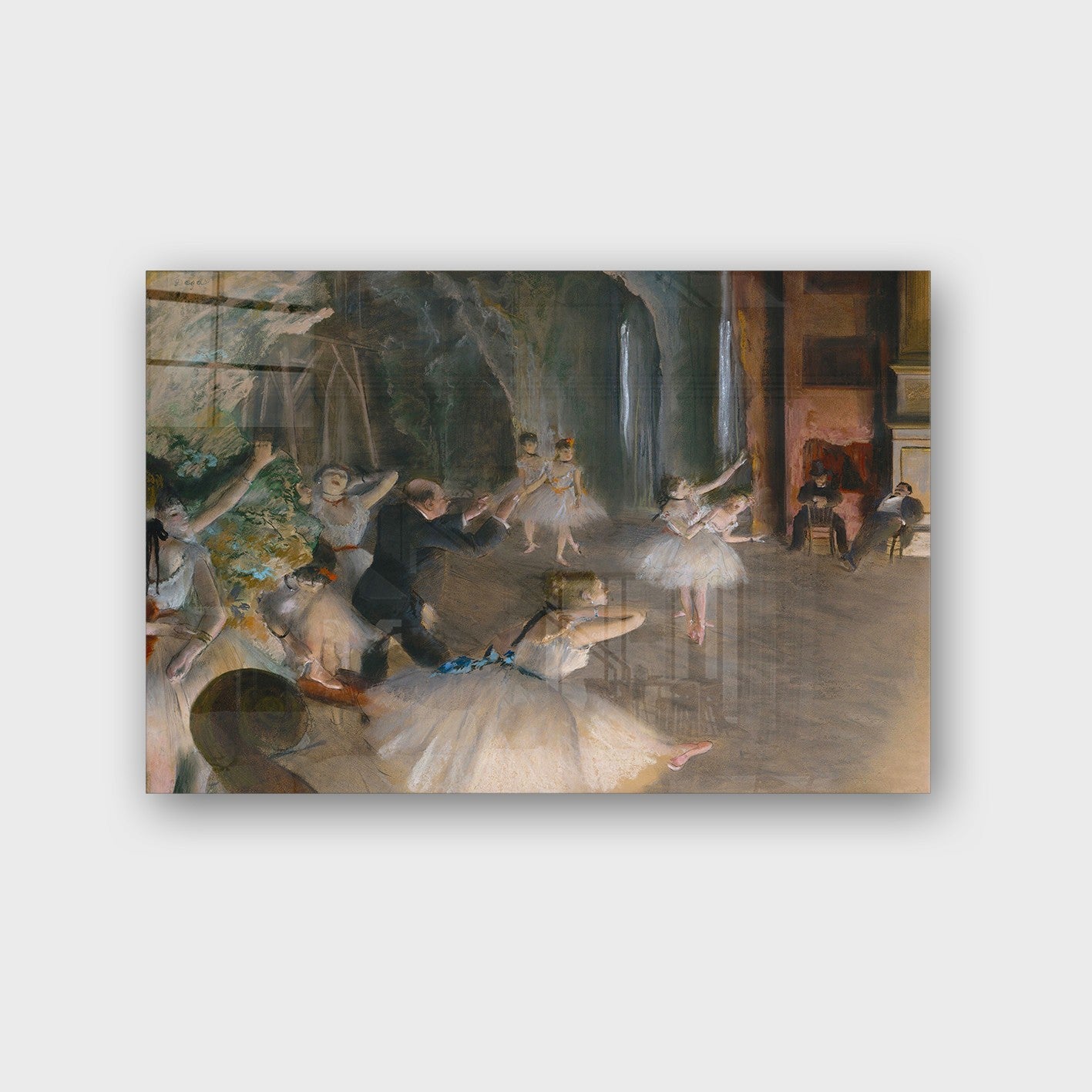 Quadro Decorativo em Vidro Temperado Multicolor 70x100cm - Arte Moderna para Parede