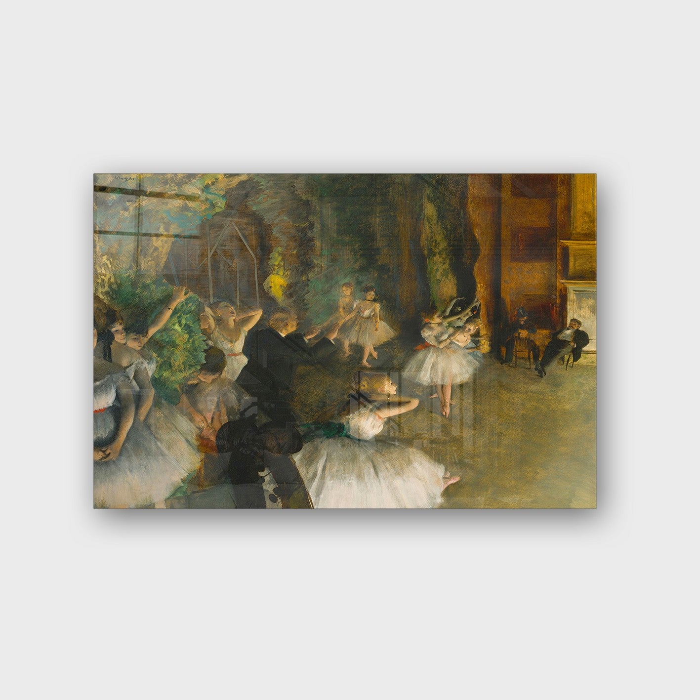 Quadro Decorativo em Vidro Temperado Multicolor 50x70cm - Arte Moderna para Parede