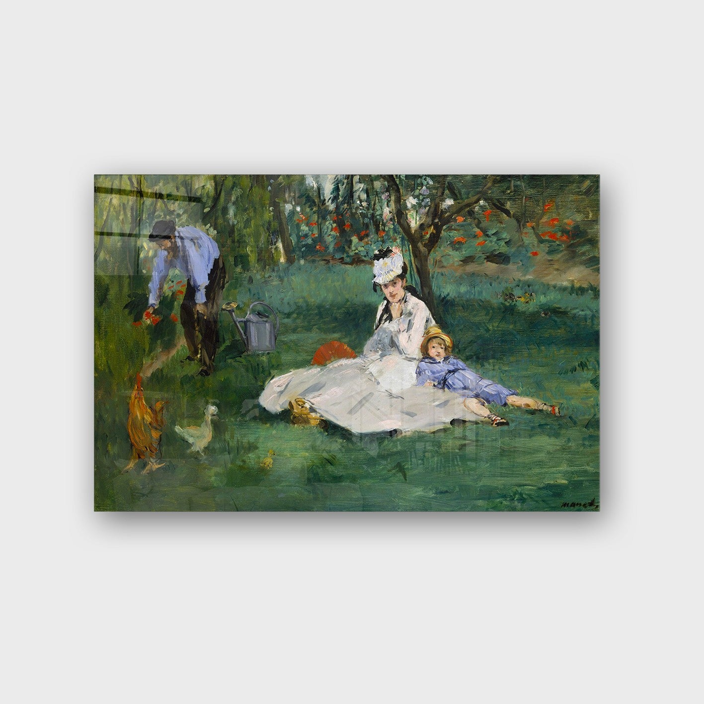 Quadro Decorativo em Vidro Temperado Multicolor 70x100cm - Arte Moderna para Parede