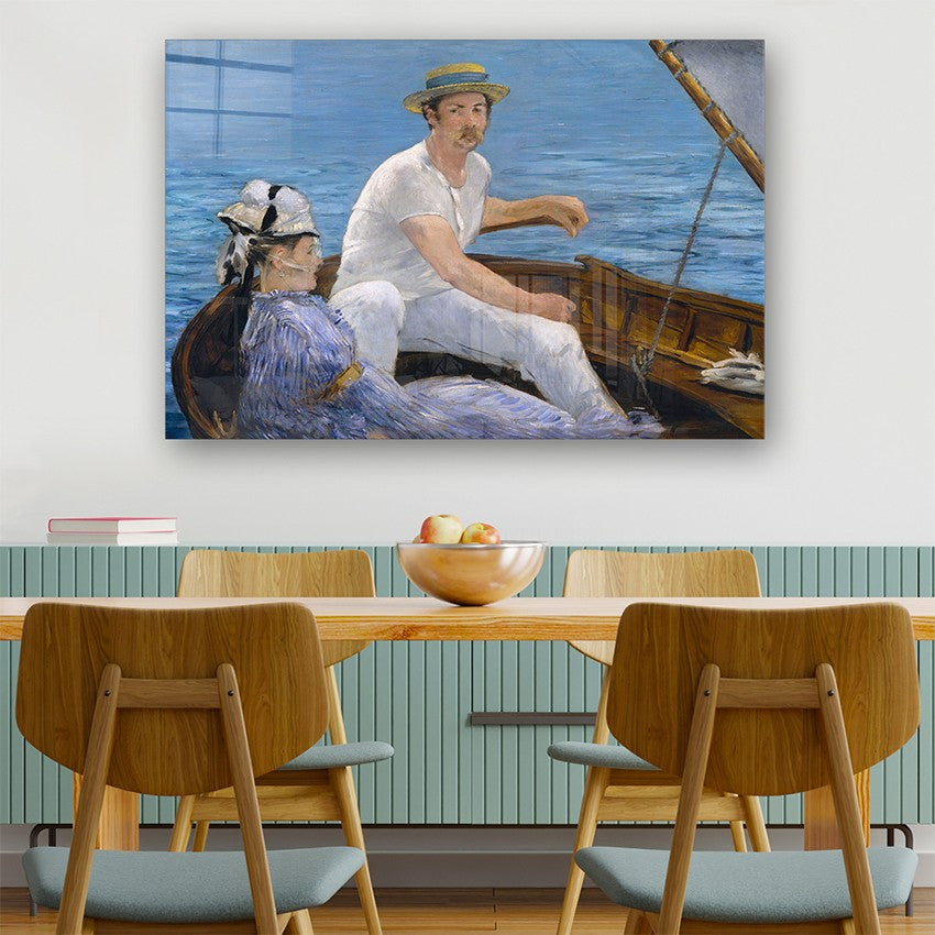 Quadro Decorativo em Vidro Temperado Multicolor 50x70cm - Arte Moderna para Parede