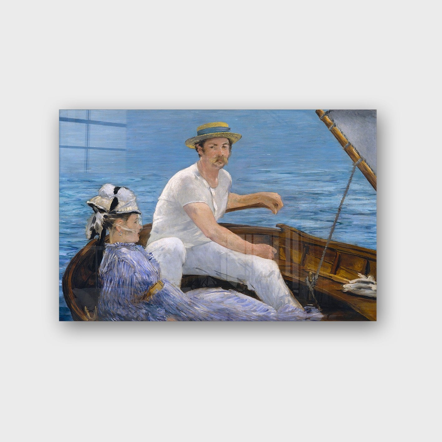 Quadro Decorativo em Vidro Temperado Multicolor 70x100cm - Arte Moderna para Parede