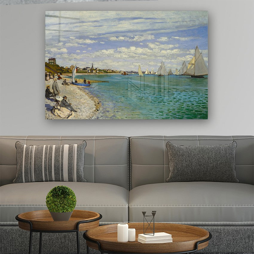 Quadro Decorativo em Vidro Temperado Multicolor 40x60cm - Arte Moderna para Parede