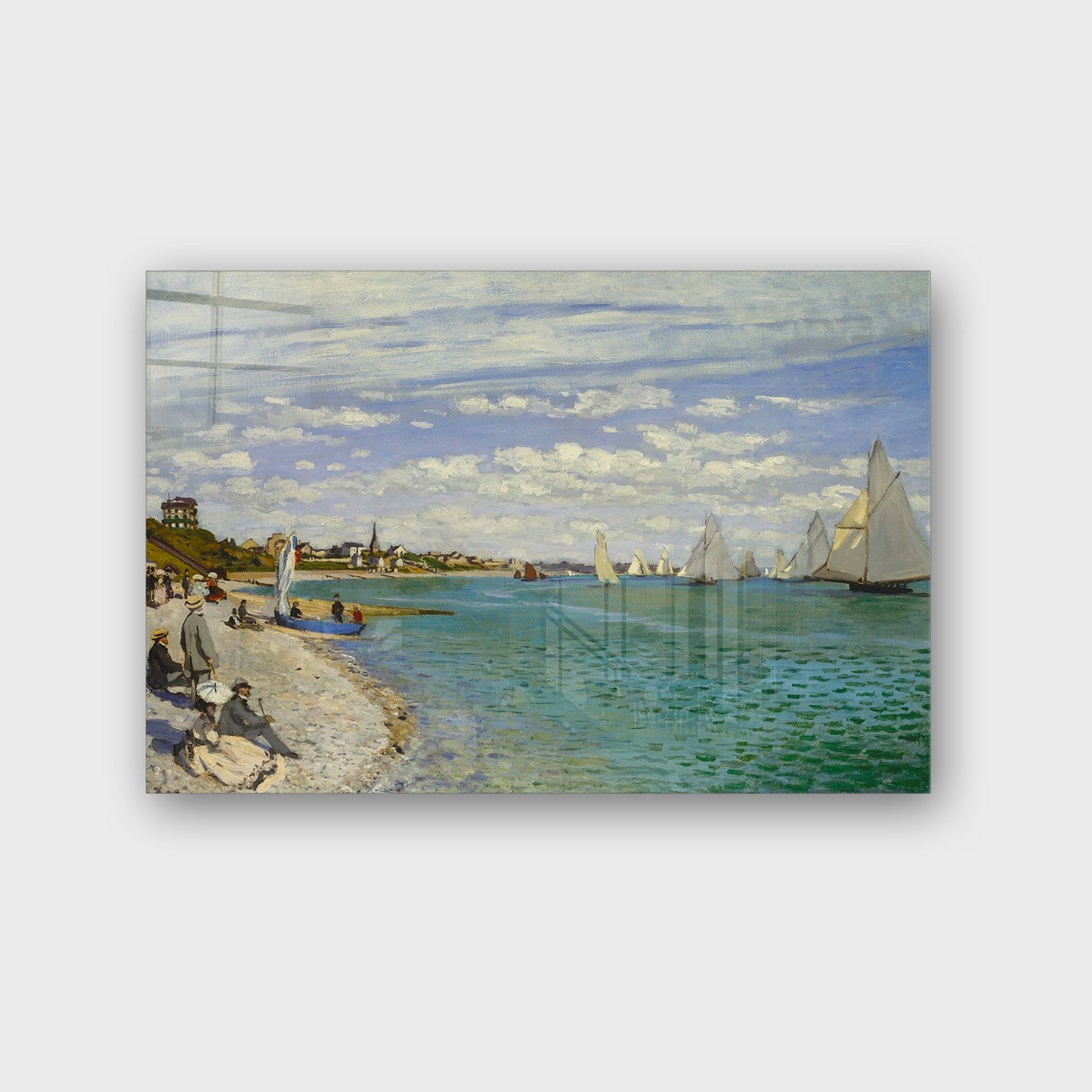 Quadro Decorativo em Vidro Temperado Multicolor 70x100cm - Arte Moderna para Parede