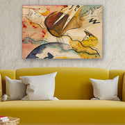 Quadro Decorativo em Vidro Temperado Multicolor 50x70cm - Arte Moderna para Parede