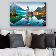 Quadro Decorativo em Vidro Temperado Multicolor 50x70cm - Arte Moderna para Parede