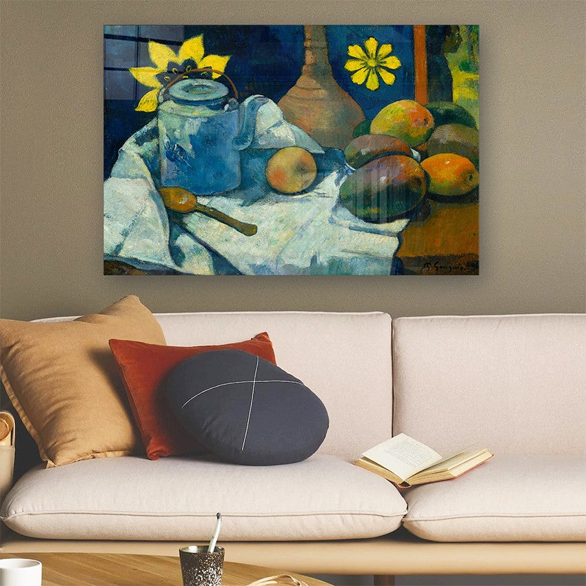 Quadro Decorativo em Vidro Temperado Multicolor 70x100cm - Arte Moderna para Parede