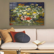 Quadro Decorativo em Vidro Temperado Multicolor 40x60cm - Arte Moderna para Parede