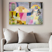 Quadro Decorativo em Vidro Temperado Multicolor 40x60cm - Arte Moderna para Parede