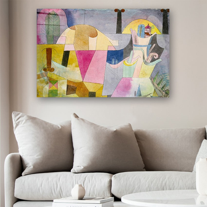 Quadro Decorativo em Vidro Temperado Multicolor 40x60cm - Arte Moderna para Parede