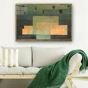 Quadro Decorativo em Vidro Temperado Multicolor 70x100cm - Arte Moderna para Parede