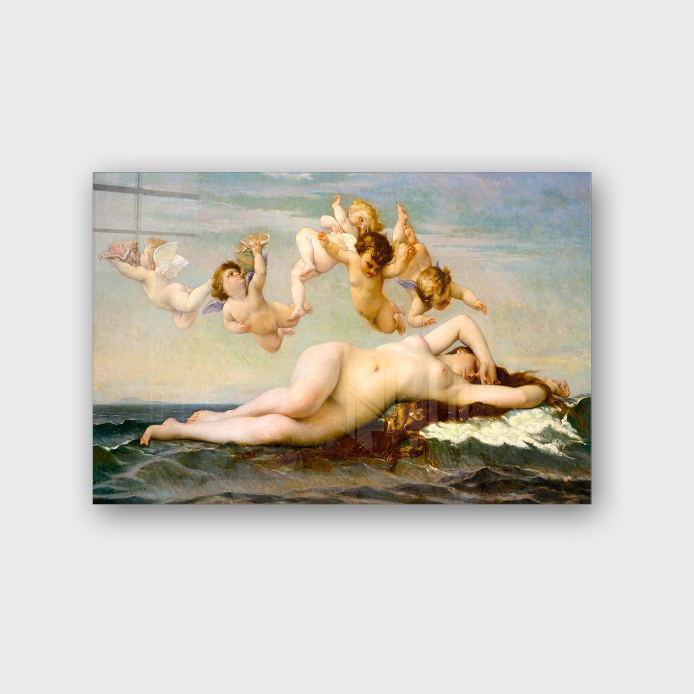 Quadro Decorativo em Vidro Temperado Multicolor 40x60cm - Arte Moderna para Parede