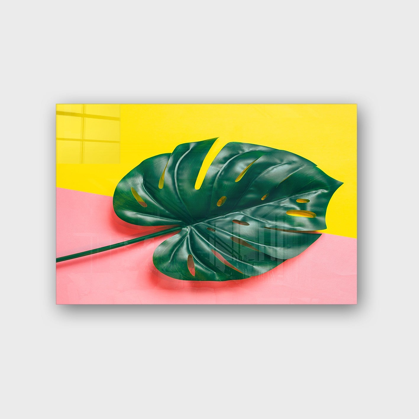 Quadro Decorativo em Vidro Temperado Multicolor 40x60cm - Arte Moderna para Parede