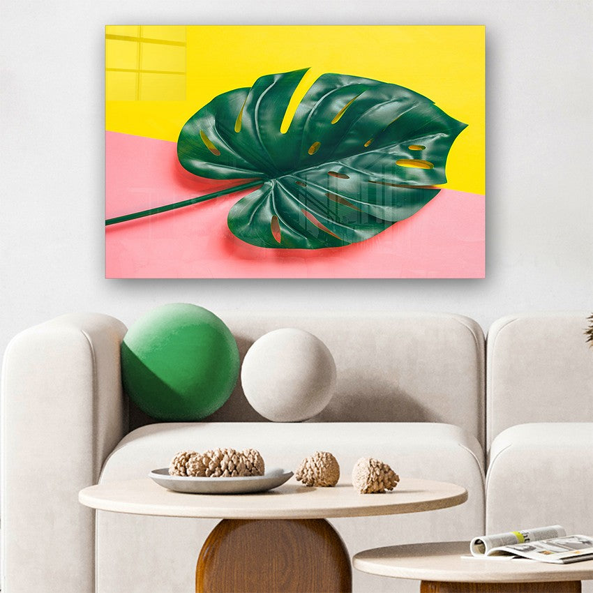 Quadro Decorativo em Vidro Temperado Multicolor 70x100cm - Arte Moderna para Parede