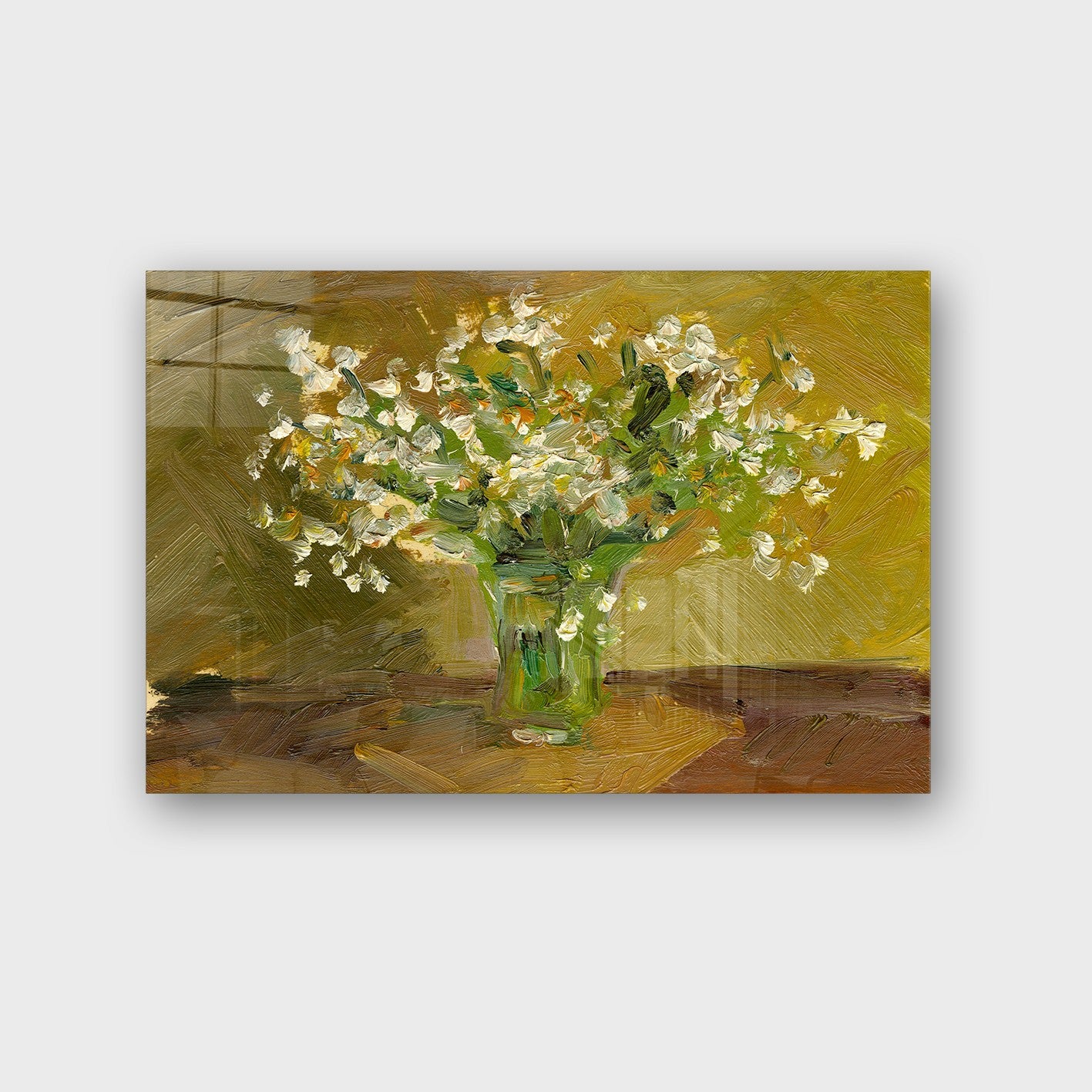 Quadro Decorativo em Vidro Temperado Multicolor 50x70cm - Arte Moderna para Parede